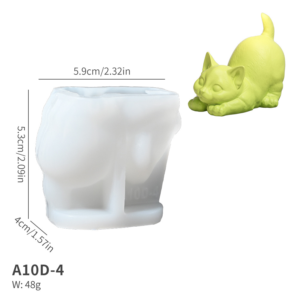 A10D-4 긁는 고양이 금형