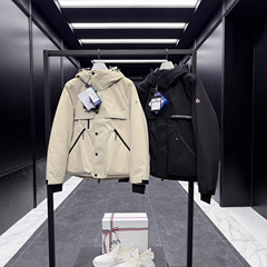 蒙家25s新款鹅绒Grenoble081高端性能系列黑标滑雪压胶羽绒服外套