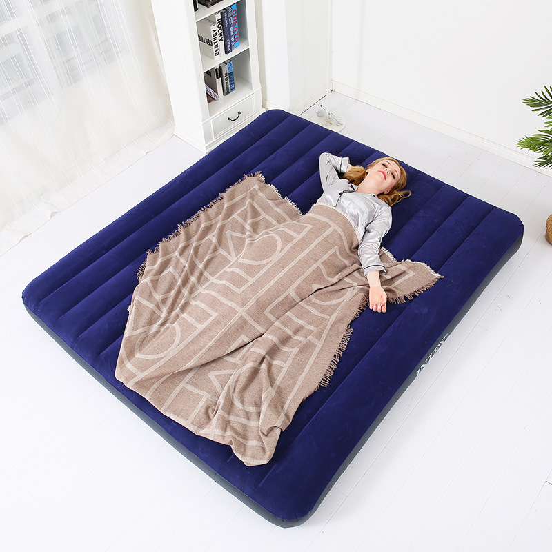 Colchón infláble grueso casero doble cama de aire flocado cama de aire portátil 137 * 191 * 25cm 1 image 4