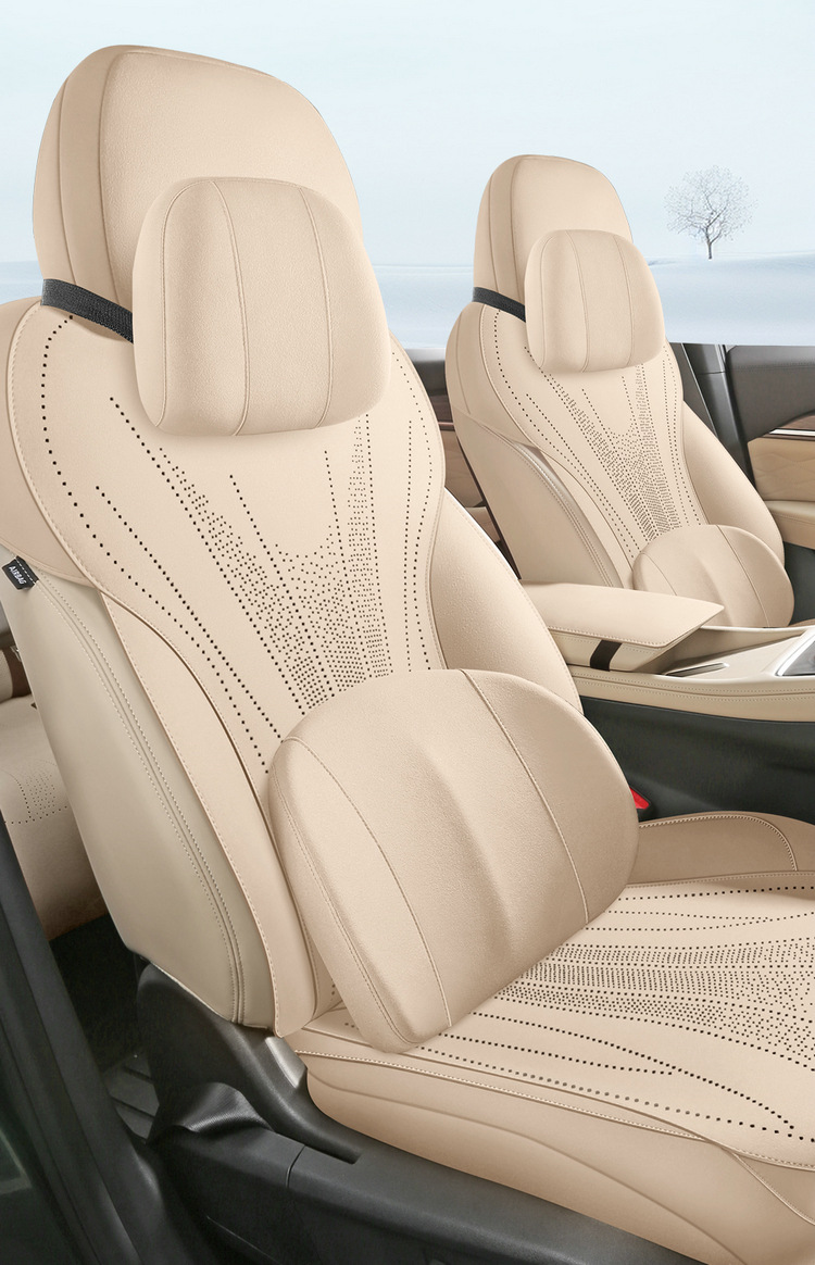 2026 Geely Xingyue L Saddle Pad Seat Cover Half-Cover Oriental Obsidian Seat Cover Suede Car Seat Cushion for All Seasons