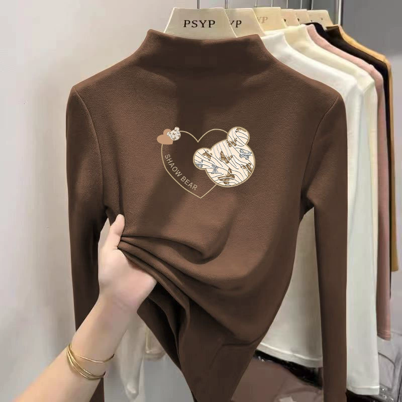 Детская тёплая кофта с полувысоким воротником, немецкий вельвет, осень‑зима (рост 90–160 см)