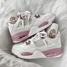 2023春季水泥粉气垫慢跑步鞋ulzzang潮流软妹风白色休闲运动鞋女