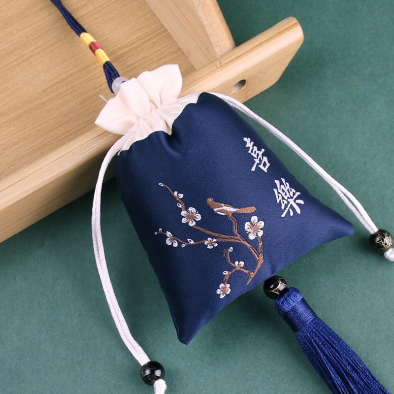 香包空嚢携帯刺繍自動車ストラップ香袋アクセサリー蚊よけラベンダー端午節束口ギフトバッグ|undefined