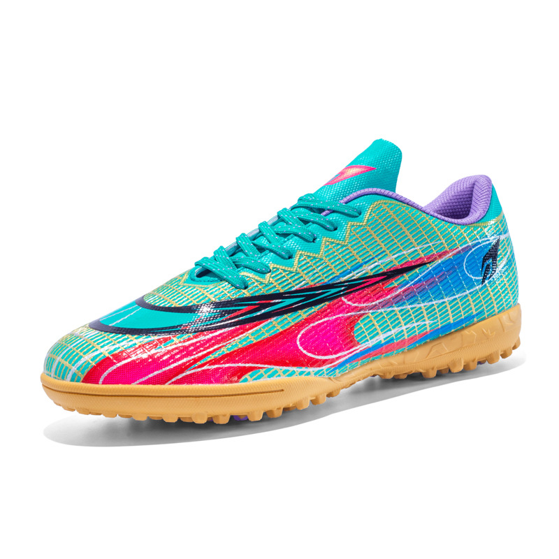 2023 nuevos zapatos de fútbol de los hombres AG uñas rotas con cordones TF zapatos de entrenamiento de uñas largas zapatillas de deporte de fútbol de baja altura zapatos de competición deportiva