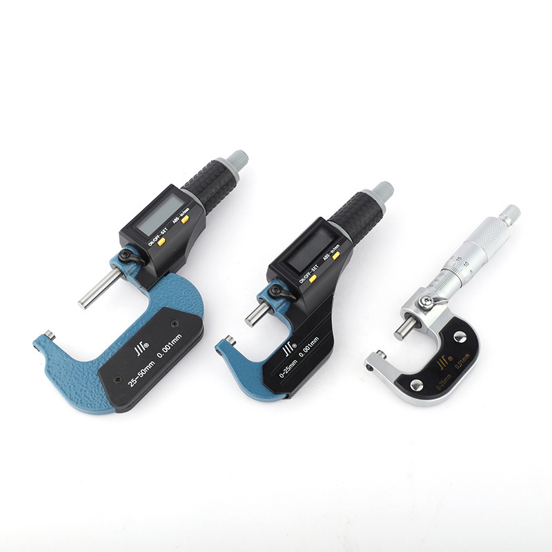 【成量数显外径千分尺】0-25-50-75-100七键和二键数显外径千分尺