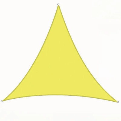 Triangular Canopy Sunshade Waterproof Sun Protection Outdoor Ceiling Decoration for Scenic Areas, Ancient Towns, Commercial Streets, and Heat Insulation Sunshade Net (Avtomobil yan çətirləri) - fluorescent-yellow-22-2m