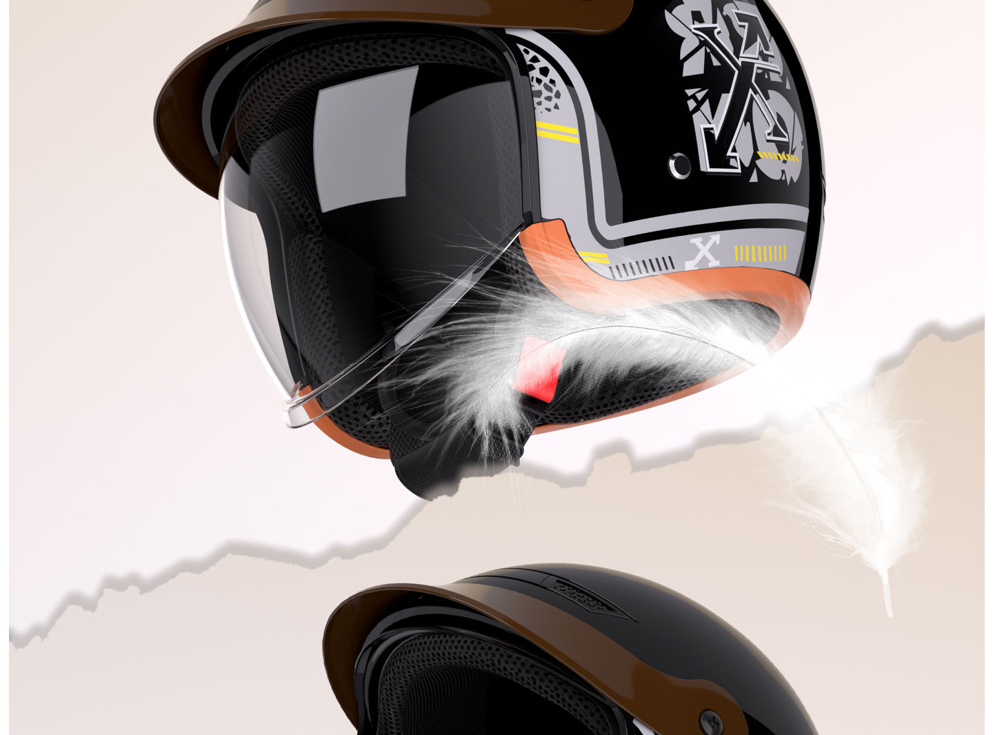 3C Certified Electric Spray-Painted Motorcycle Retractable Lens Safety Fashionable Men's and Women's Popular Anti-Fall Helmet Safety Helmet