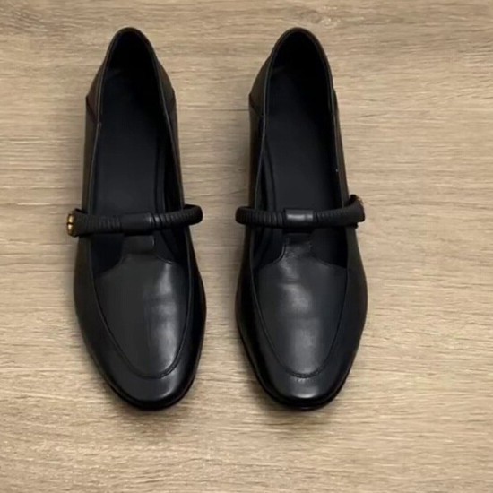 2025新款复古真皮玛丽珍鞋女圆头浅口单鞋平底乐福鞋英伦jk小皮鞋