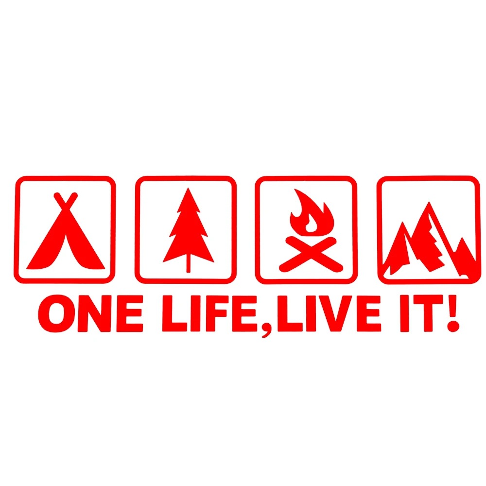 retroreflective sticker for camping