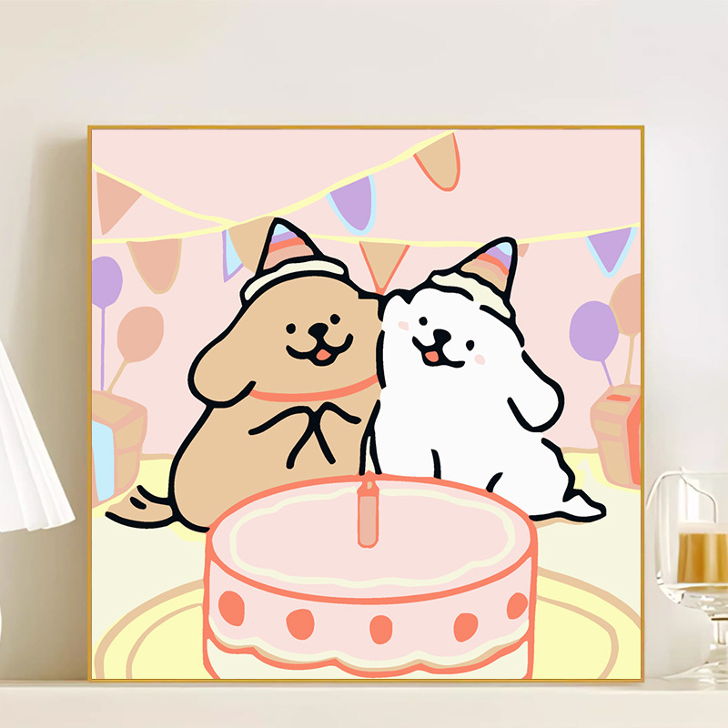 R003 / 20*20CM(画笔+颜料+绷好内框）