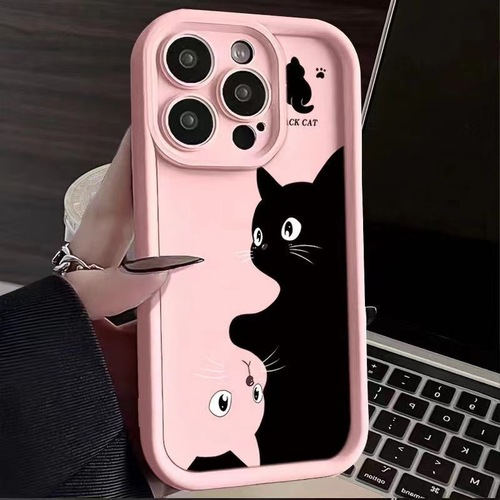 Personalized Cat Case for Apple iPhone 13 Pro Max 14 Plus Cartoon Soft Case 15 Cute iPhone xs Max Personalized