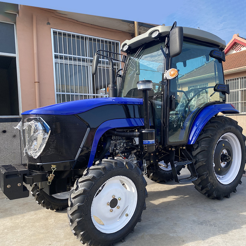 Four-Wheel Drive Tractor for Both Wet and Dry Use, Weeding Rotary Tiller, Bridge Rotary Tiller, Plowing Agricultural Tractor, High Horsepower