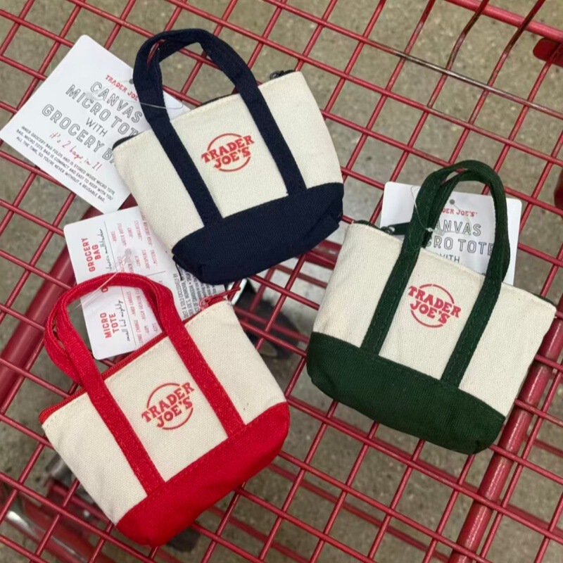 2025 New Model Cheating Uncle Mini Tote Bag Fashionable and Convenient Foldableing Shopping Bag Cute Key Bag Coin Purse