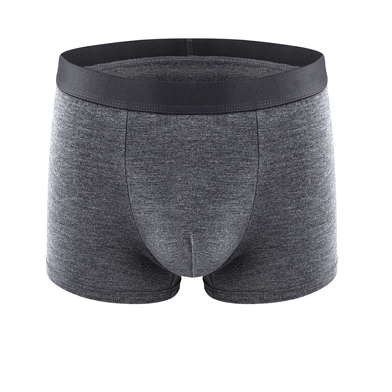 Factory processing men's underwear boys boxer shorts head boxer shorts solid color cotton sexy fashion brand breathable manufacturers