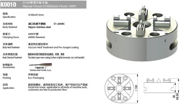 You ER D100 manual silver white ±1%