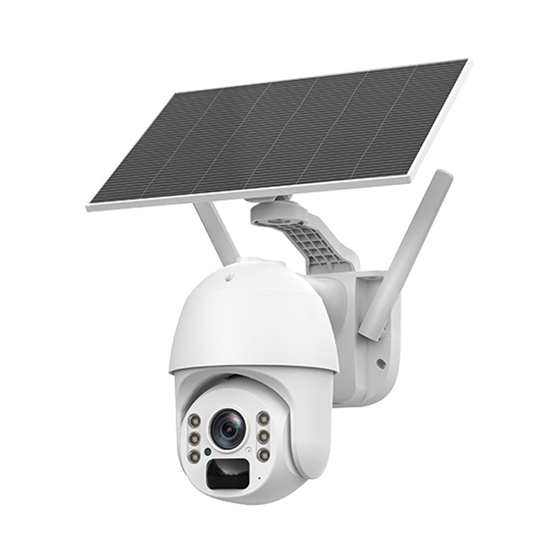 UBOX cámara solar al aire libre 360 ° visión nocturna sin enchufe de baja potencia inteligente seguridad metal monitoreo impermeable