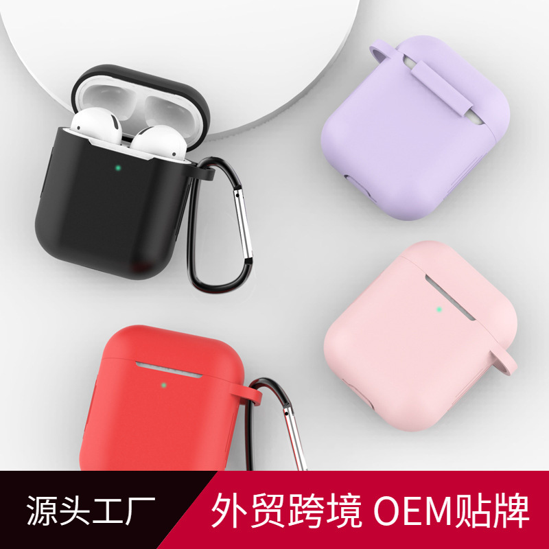 Funda Protectora para AirPods 1/2 Generación de Silicona Blanda image 3