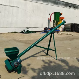 水果粒圆管螺旋提升机XWZ 饼干粉不锈钢材质倾斜输送机上料机
