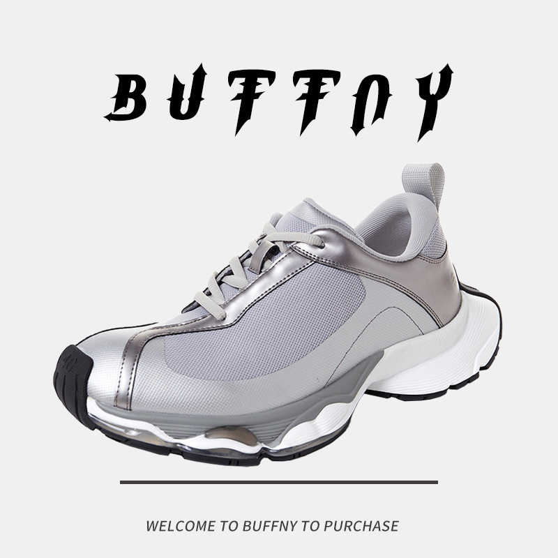 Spring and Summer New Style Scimitar Dad Shoes for Men, Color Matching, Versatile Retro Low-Top Shoes, Increased Breathability, Casual Couple Running Shoes