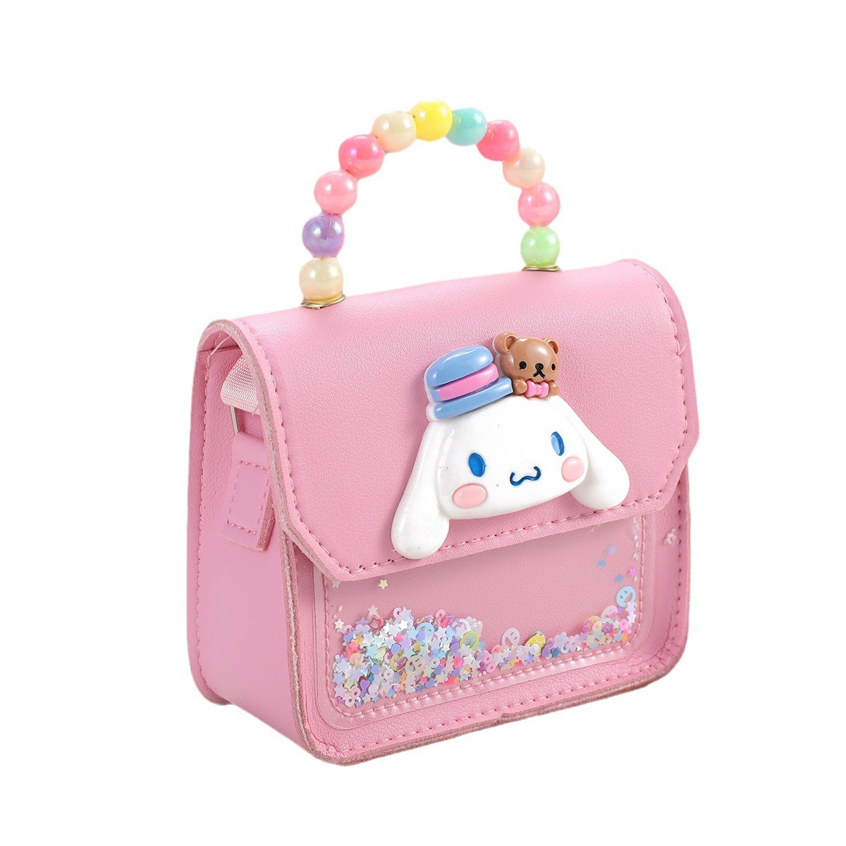 Bolsas para niños tarjetas de comida tarjetas de cambio bolsas de perlas estudiantes bolsa mayorista para niños