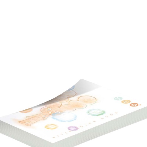 Watercolor book A3 painting book A4 picture book A5 watercolor paper sketchbook graffiti water-soluble color lead book 24 pages coloring book