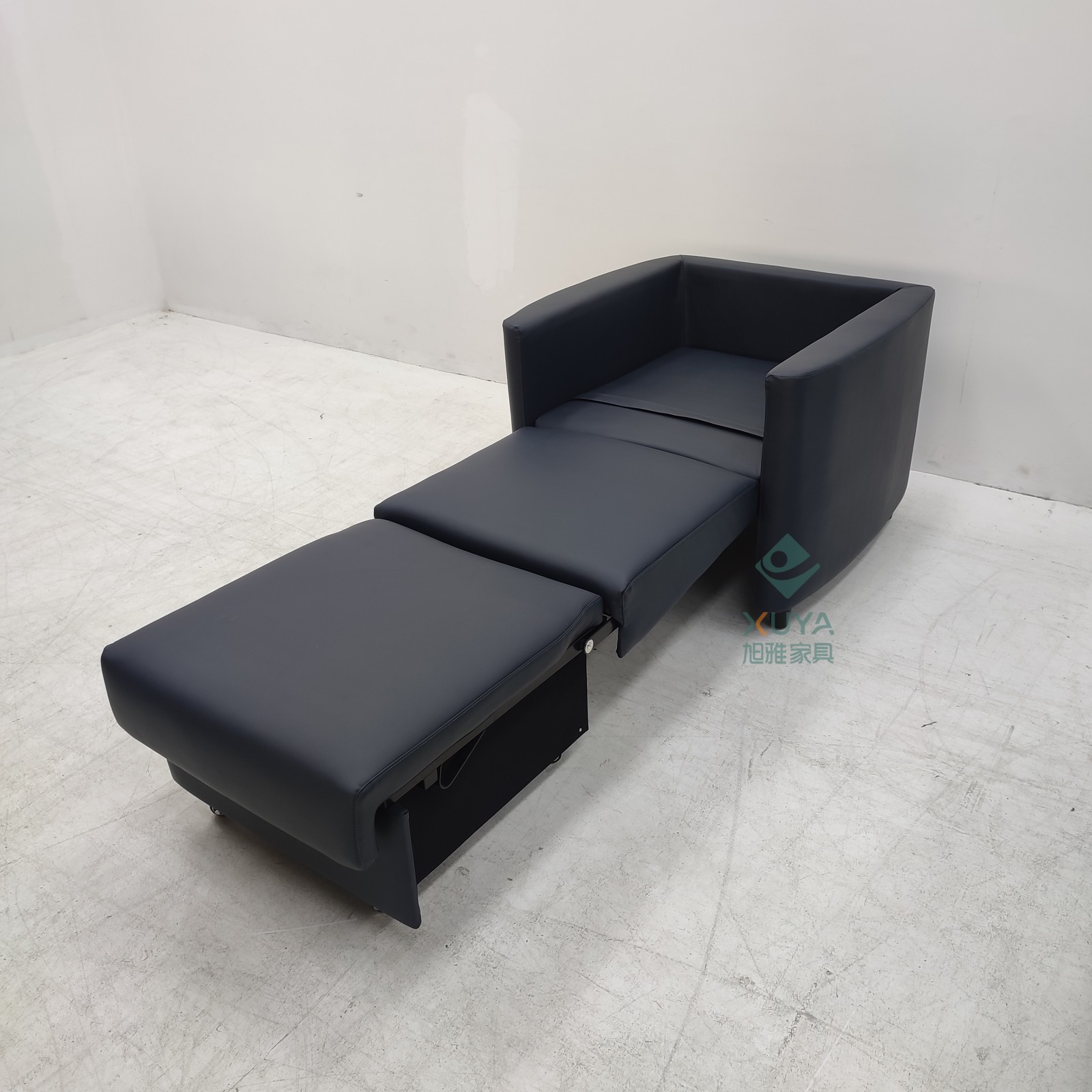 Sofá cama de una sola persona plegable de doble propósito sala de estar estudio sofá cama tecnología tela de cuero silla médica