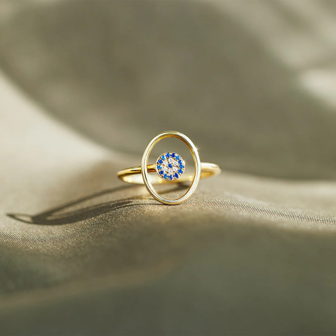 925 Sterling Silver Material 925 Sterling Silver Zircon Geometric Rings