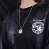 Cartoon trend necklace hip-hop style suitable for men and women for beloved, universal accessory, simple and elegant design