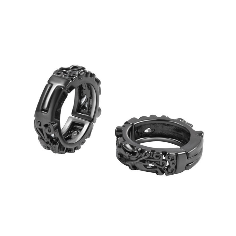 Minimalist Stainless Steel Stud Earrings For Men Punk Style_voghion.com