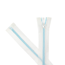 定制透明牙拉链树脂特殊牙胶骨带服装PVC拉链定做工厂批发