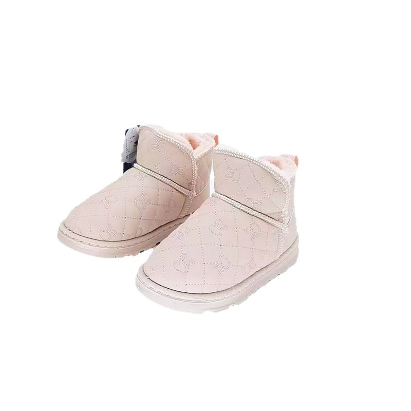34-39 Botas de nieve para niños botas de invierno para niños botas de algodón gruesas botas calentadoras