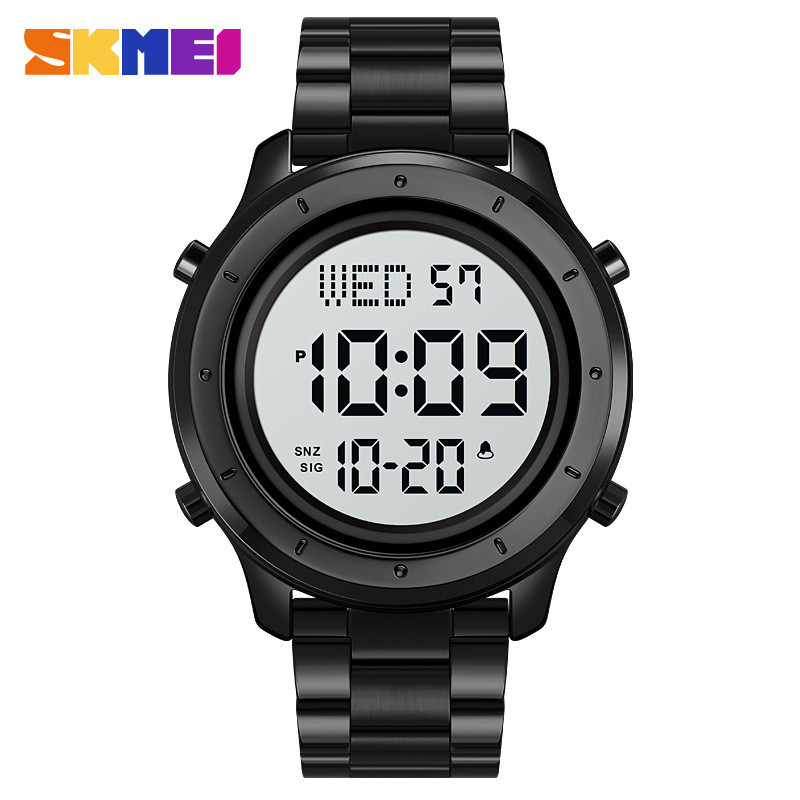 SKMEI reloj electrónico deportivo Delgado multifuncional impermeable reloj de estudiante masculino reloj casual de moda al aire libre