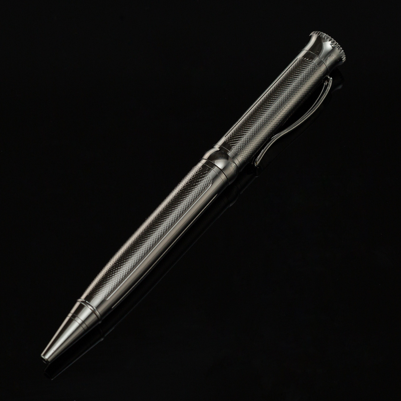 Oficina de negocios lápiz de bola de escritura de metal lápiz neutro lápiz de firma pesada sensación de escritura de estudiantes lápiz de agua negro