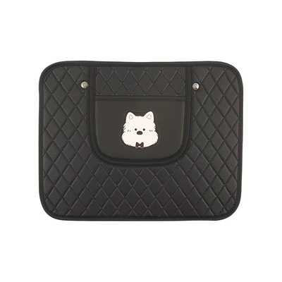 West Highland Quilted Embroidered Car: Chair back anti-kick pad