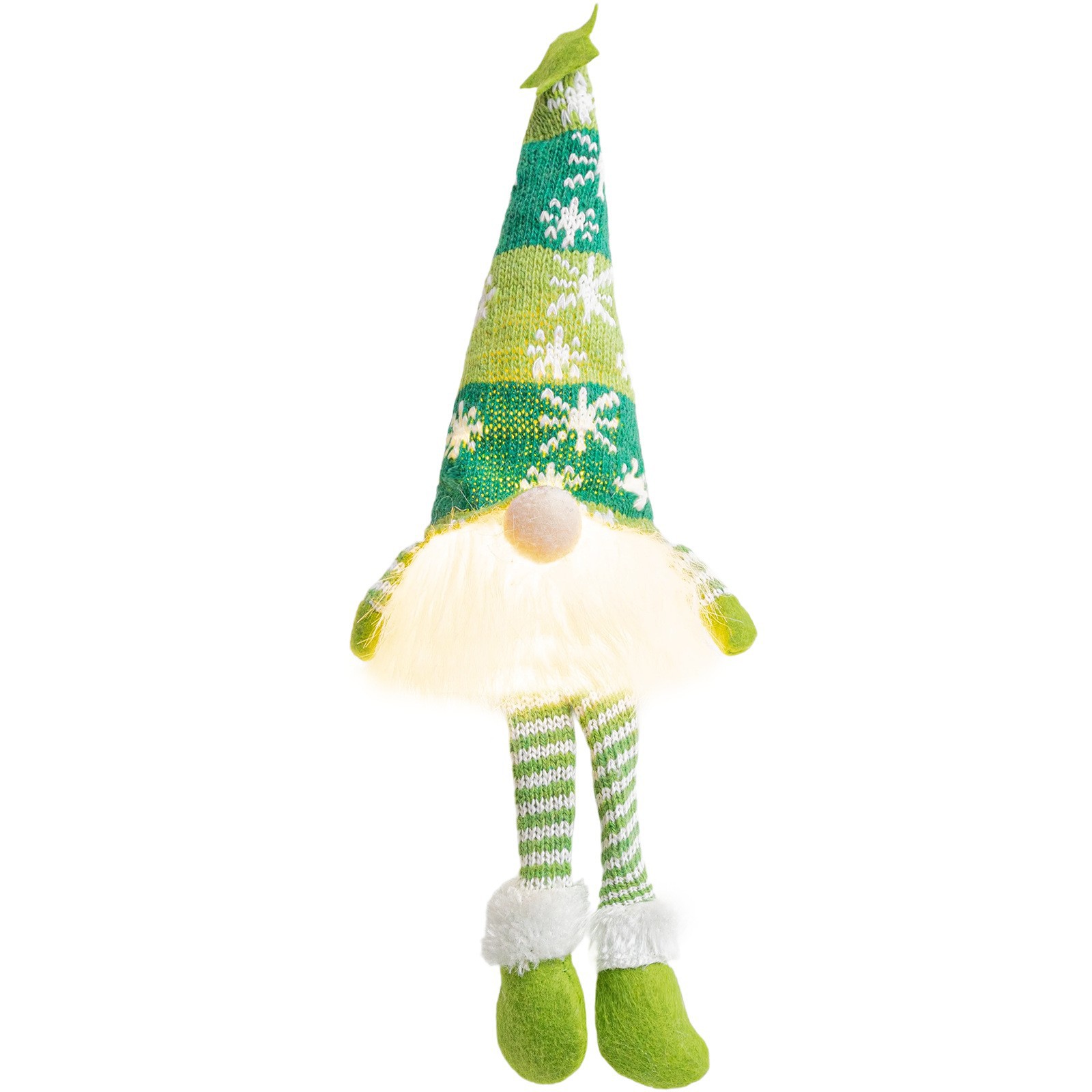 Muñecas de Navidad transfronterizas Gingerbread Man luminoso muñeca sin cara esquinilla adorable muñeca Rudolph decoraciones