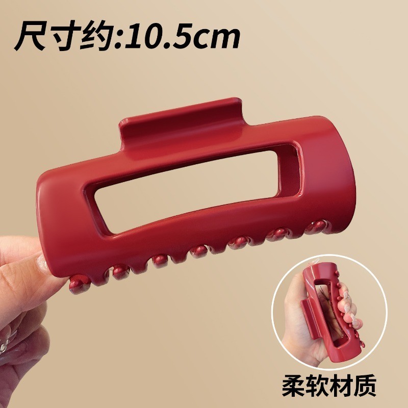 高级感软硅胶抓夹女鲨鱼夹安全替代品发夹盘发后脑勺夹子头饰发饰|undefined