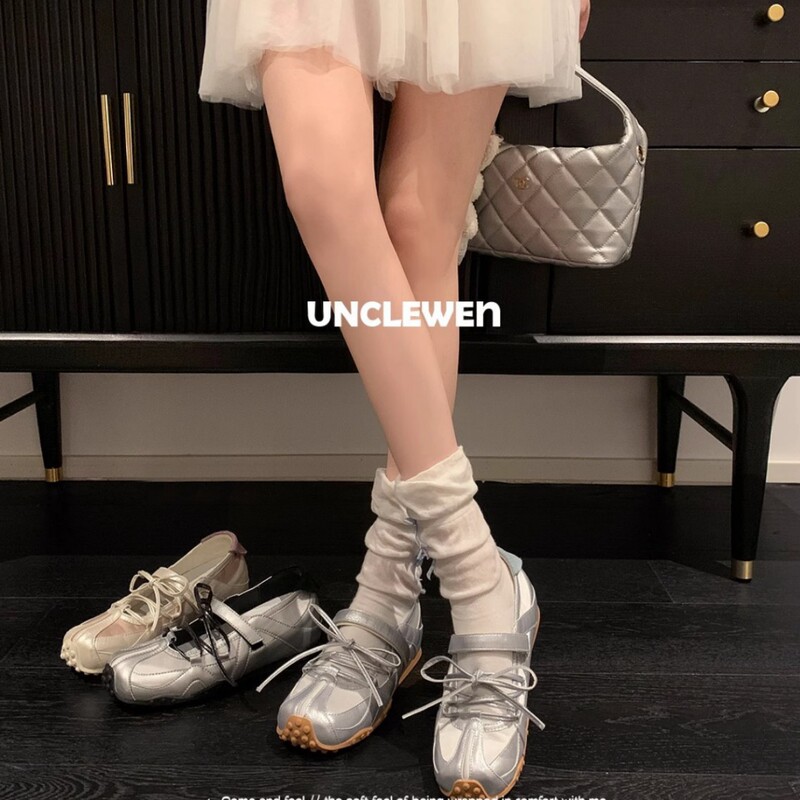 ニューパンクバレエ 6 センチメートル高さ増加バレエトレーニングシューズ女性のための 2025 夏の新サンダル厚底メリージェーンシューズ|undefined