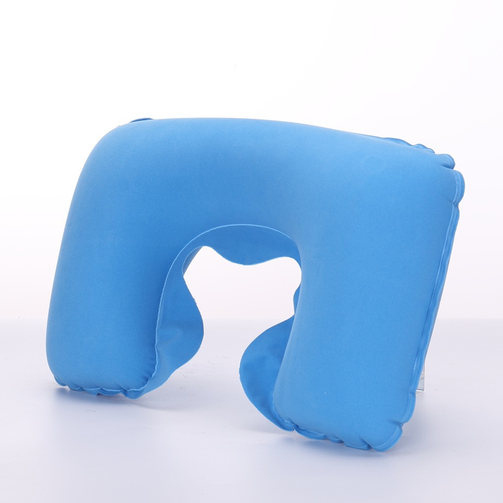 PVC Kadife Şişirilebilir U Şeklinde Yastık Boyun Yastığı Seyahat U Şeklinde Yastık Yaşlık Havacılık Yastığı Uçak Yastığı Seyahat Yastığı Şişirilebilir Boyun Yastığı