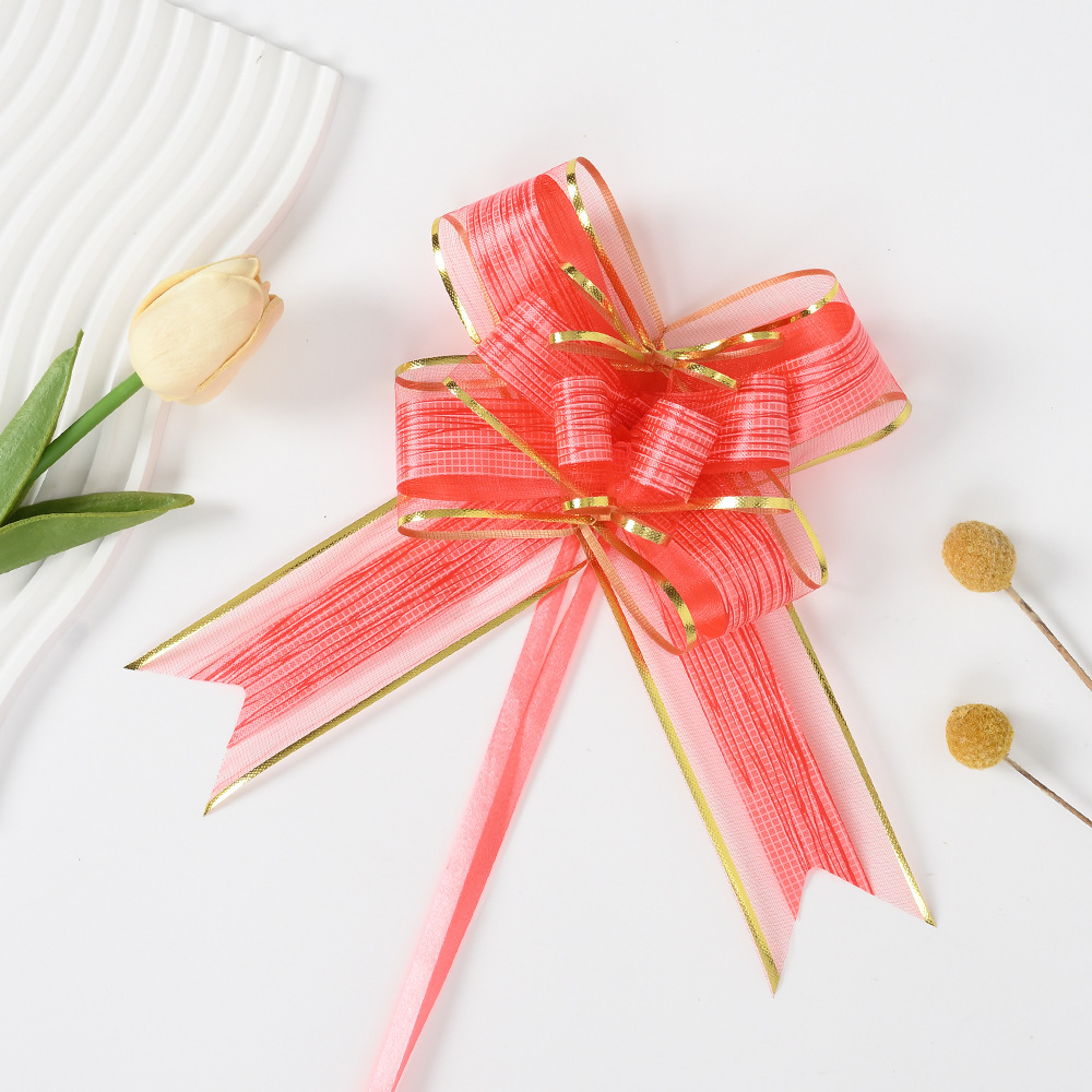 Cross-border 50 gran corteza de árbol de Phnom Penh nieve arco de flores de mano regalo de Navidad canasta de flores de embalaje de flores