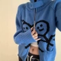 宽松新款秋冬季重工毛衣