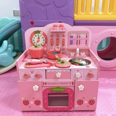 Pink alarm clock kitchen