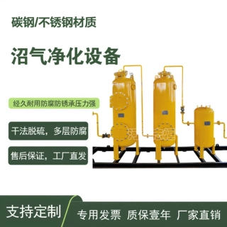 沼气净化装置脱硫脱水系统干法脱硫塔罐设备脱水器气水汽水分离器