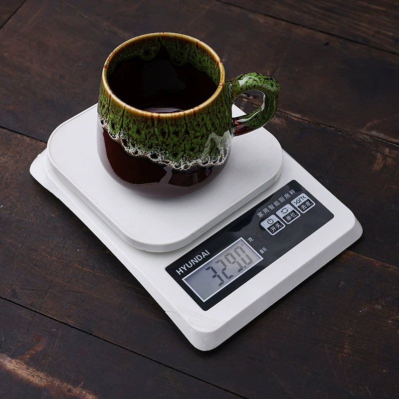 Coffee big ceramic tea cup for home use, high quality handle for beloved