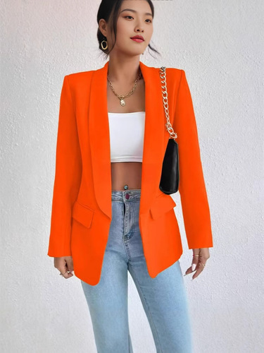 Women's Spring 2024 New Style Multi-color Collar Blazer Jacket for Petite Women, Stylish and Fitted British Style Women's Blazer Top