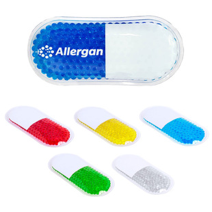 Capsule Style Gel Cooling Ice Pad Advertising Promotional Gift Ice Bag Soft Beads Ice Beads Ice Crystal Hot and Cold Bag