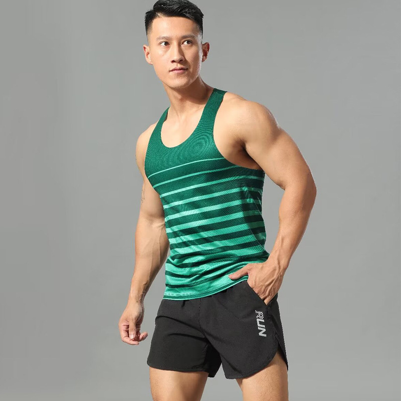 Men's Fitness Sleeveless Vest Men's Sports Custom Waistcoat Zero Resistance Polyester Ultra-light Racing Marathon Vest Men's Fitness Sleeveless Vest Men's Sports Custom Waistcoat Zero Resistance Polyester Ultra-light Racing Marathon Vest