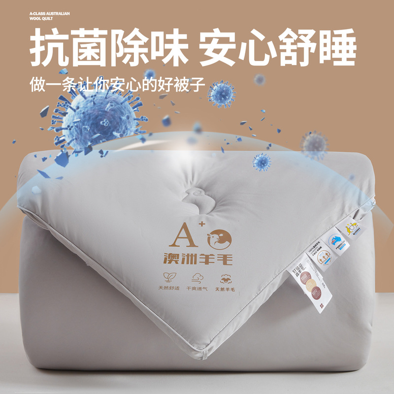 A类澳洲羊毛被加厚冬被春秋冬季被子被芯保暖棉被羊绒被褥子批发|undefined