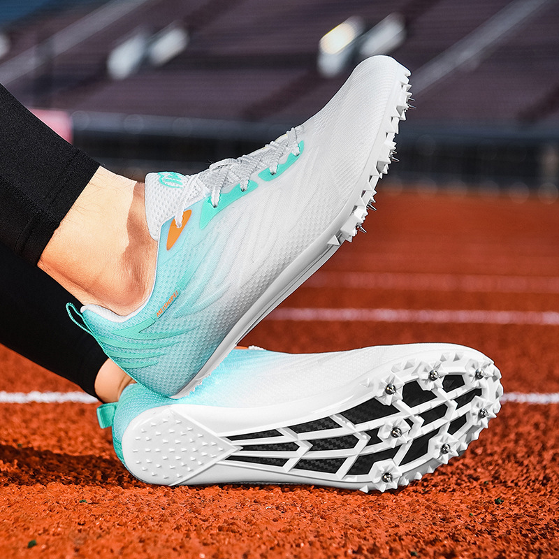 Zapatillas de Atletismo con Clavos de Malla y TPU Ligeras para Pistas