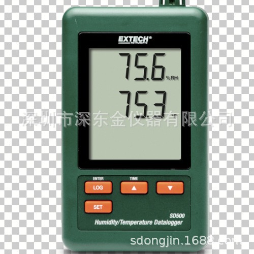 Extech Sd500 Data Logger, Temperature and Humidity, Sd Card New Product