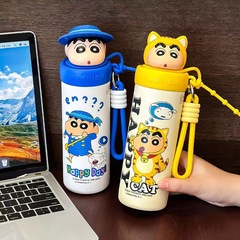 【正規品クレヨンしんちゃん】新作ネットセレブウォーターカップストレート断熱カップ漫画食品グレードステンレス鋼人形カップ